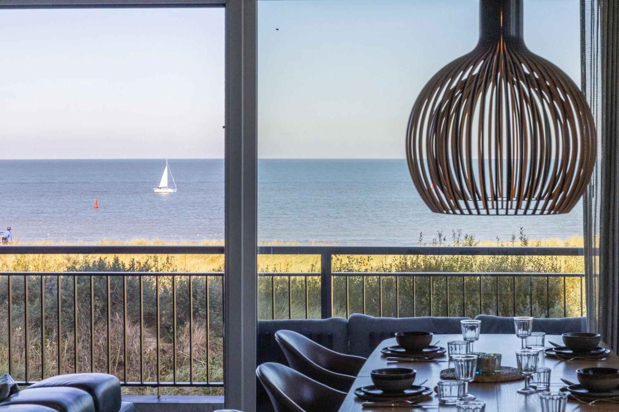 The Bay Luxurious Full Sea View Apartment Cadzand Bagian luar foto