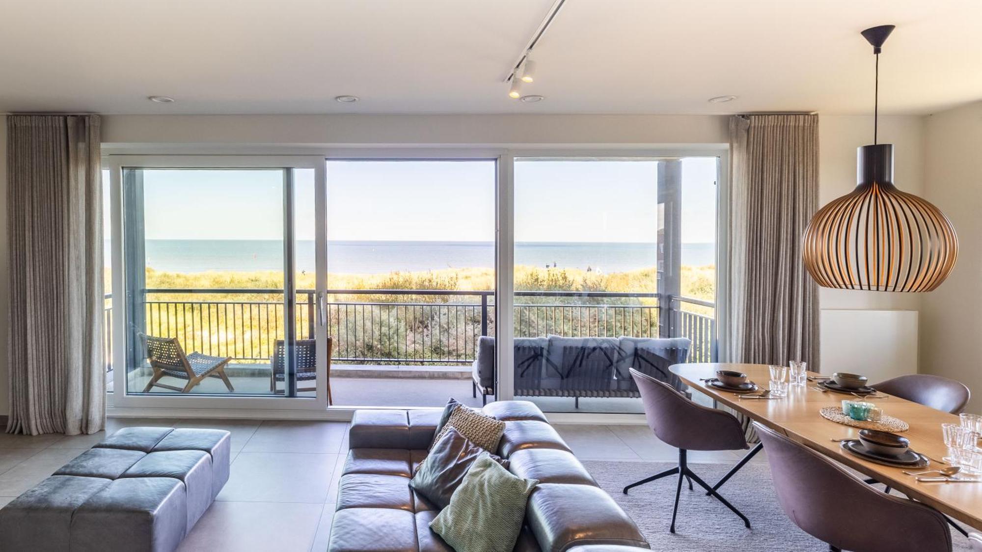 The Bay Luxurious Full Sea View Apartment Cadzand Bagian luar foto