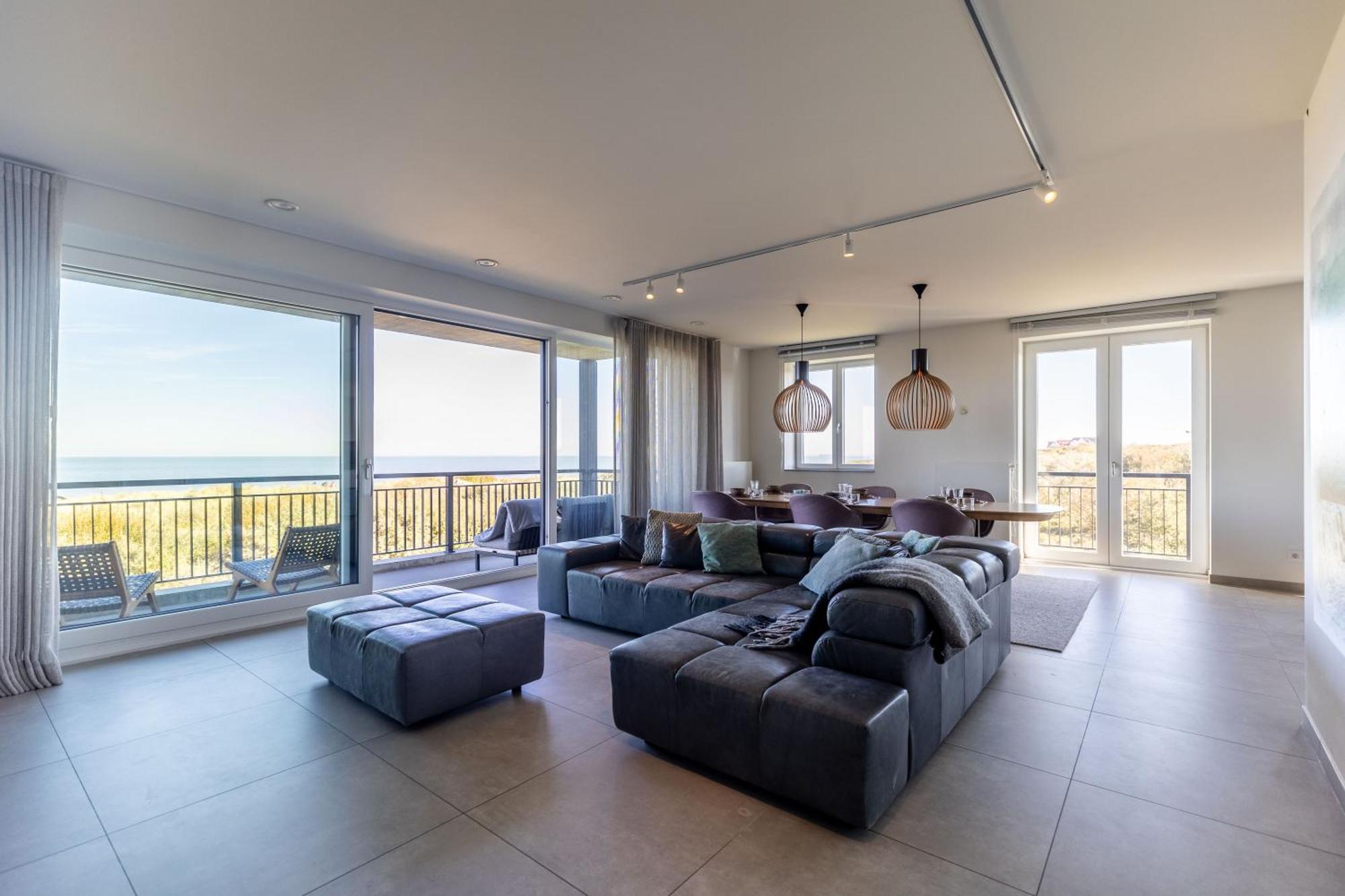 The Bay Luxurious Full Sea View Apartment Cadzand Bagian luar foto