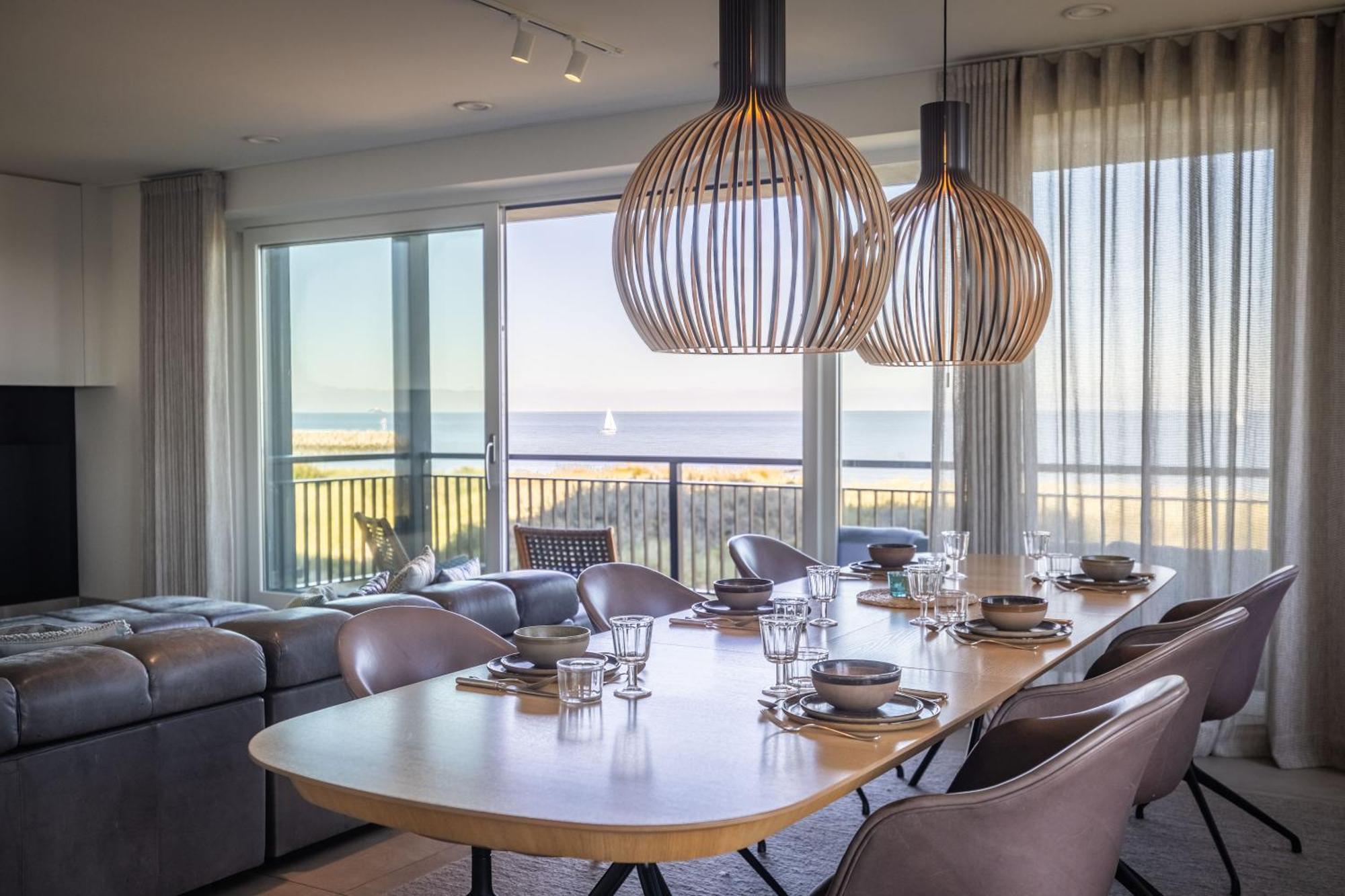 The Bay Luxurious Full Sea View Apartment Cadzand Bagian luar foto